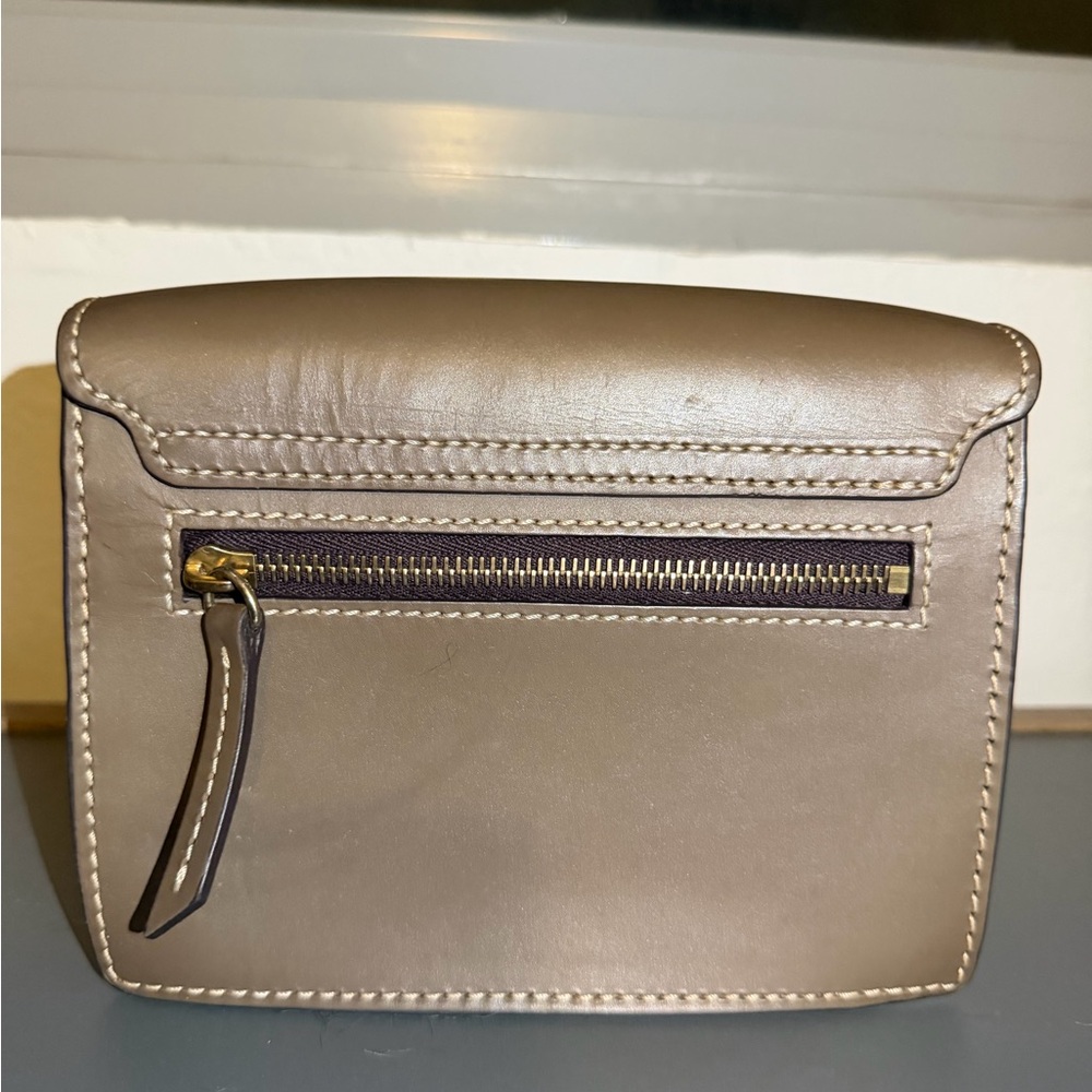 Dooney & Bourke Brown Leather Shoulder Bag - Picture 2 of 10